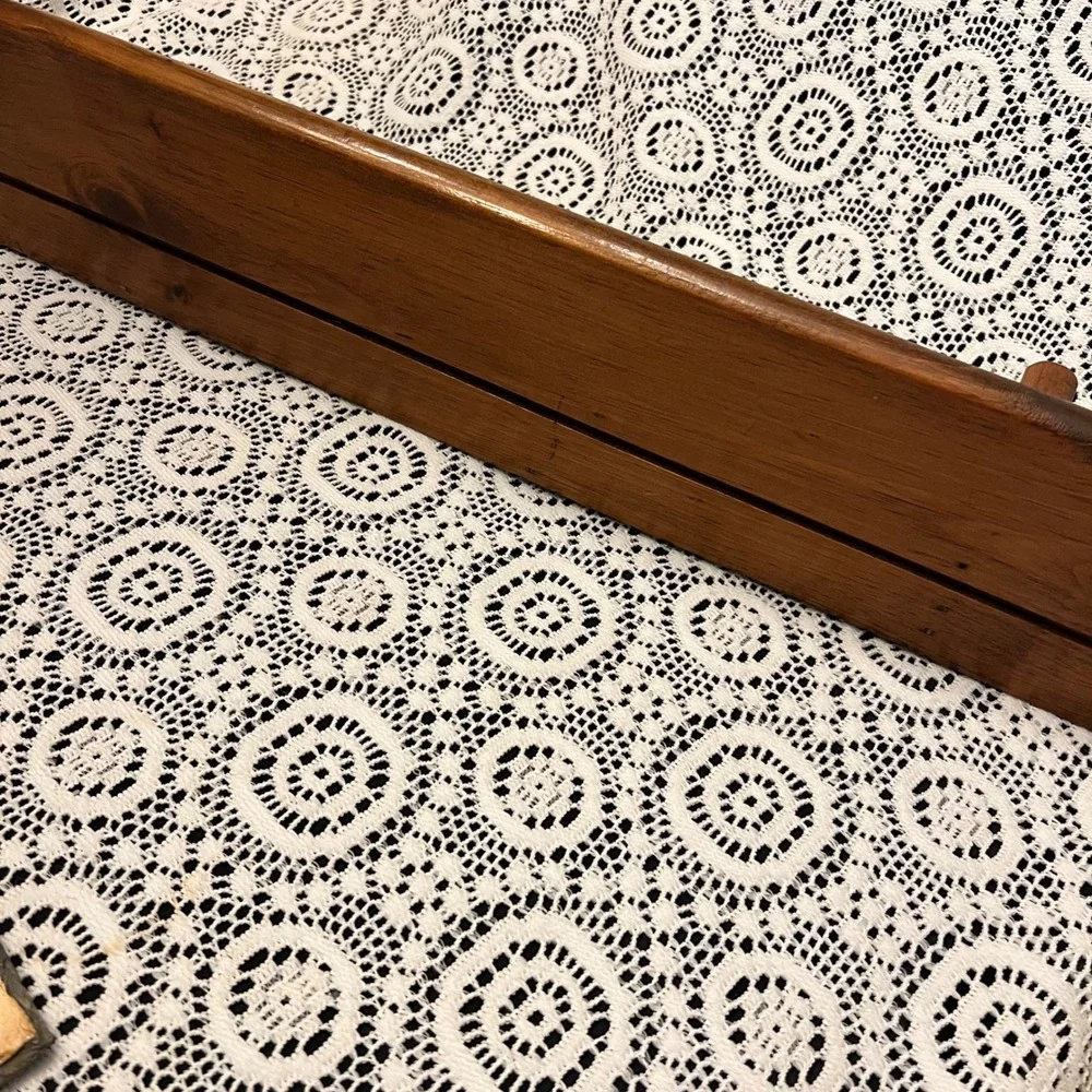 Vintage Large Wooden Wall Shelf Heart Cutout | Cottage 90s